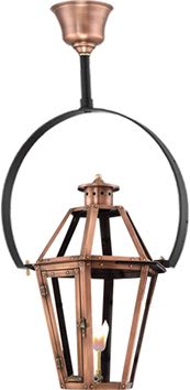 Rampart Standard Bracket Gas Lanterns, Copper Gas & Electric Lanterns