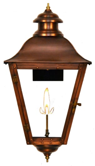 Small Bell Pendant, Copper Gas & Electric Lanterns