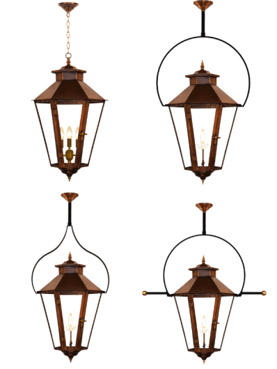 Bayou Street Hanging Gas Light Lantern Bayou Street Hanging Gas Light Lantern