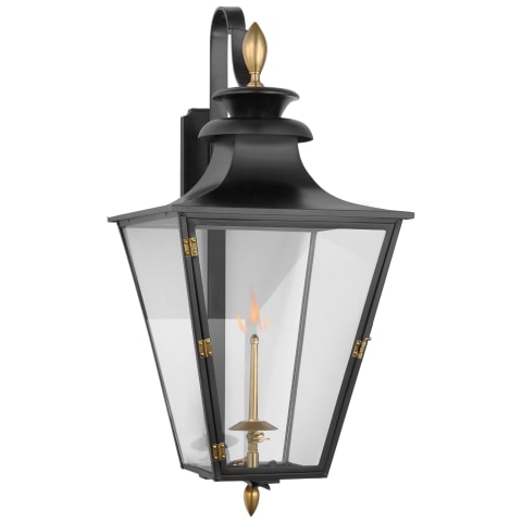 Albermarle Medium Bracketed Gas Wall Lantern by Visual Comfort