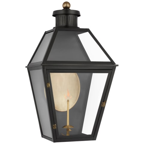 Stratford Large 3/4 Gas Wall Lantern by Visual Comfort