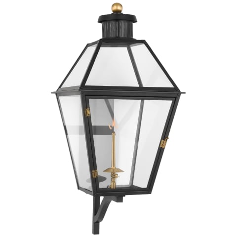 Stratford Large Bracketed Gas Wall Lantern by Visual Comfort