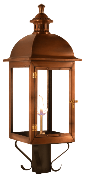 Arcus Post Mount Gas or Electric Lantern