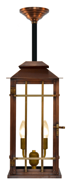 Badlands Copper Hanging Lantern