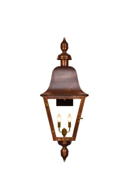 Belmont 30” Electric Wall Mount Lantern by TheCopperSmith