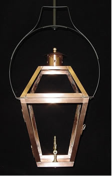 Charleston 17.5" Tall Electric Hanging Yoke Mount Lantern
