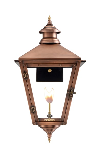 Savannah Wall Mount Gas Copper Lantern by Primo
