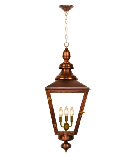 Franklin Street Hanging Chain Lantern by CopperSmith