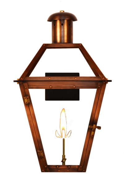 Georgetown Wall Mount Copper Lantern