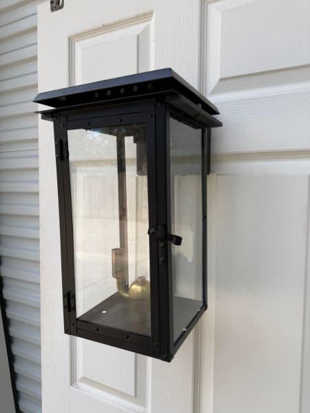 Hyland 15" Electric Lantern - Matte Black