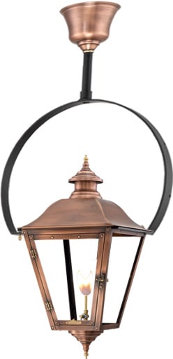 Jolie Half Yoke Gas Copper Lantern by Primo