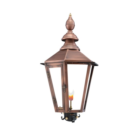 Vicksburg Post Mount Copper Lantern by Primo