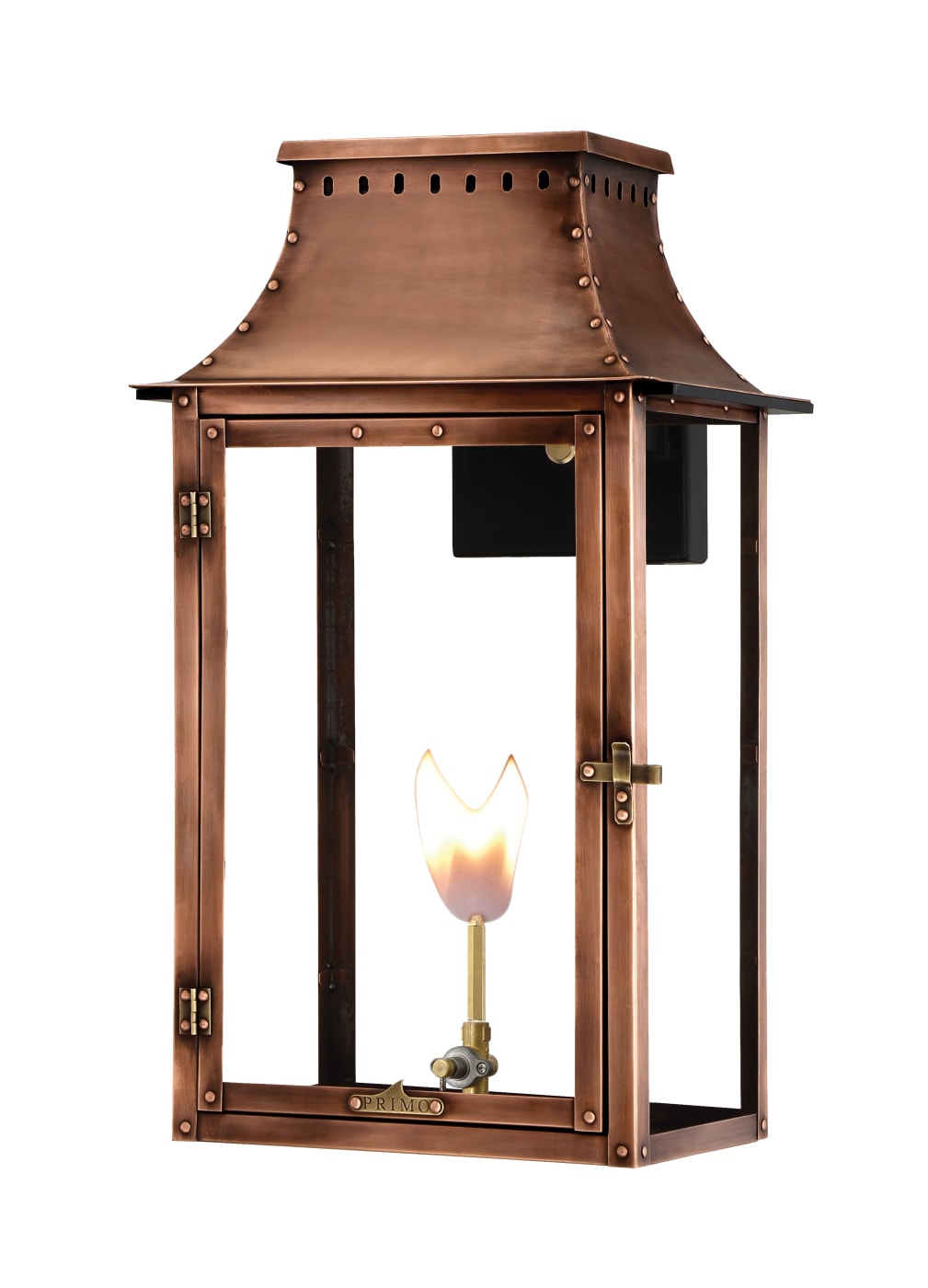 Primo Lanterns JL-22E Copper Jolie 11 Wide 2 Light Outdoor Wall-Mounted  Lantern in Electric Configuration 