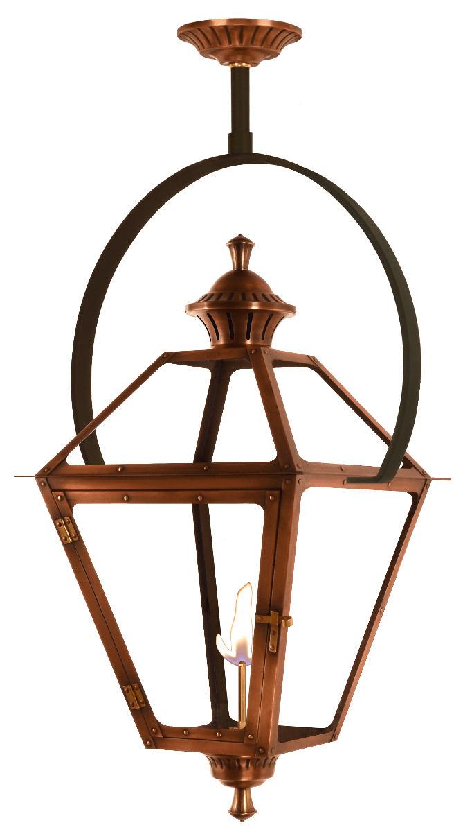 Amherst Yoke Mount Gas/Electric Lantern by The CopperSmith French