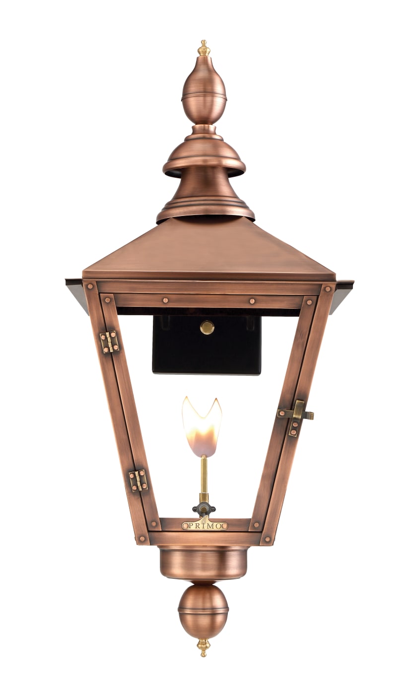 Bird of Paradise Lantern Rustic Outdoor Light Antique Copper Vintage Modern  Gas or Electric Individually Handcrafted for Excellence 