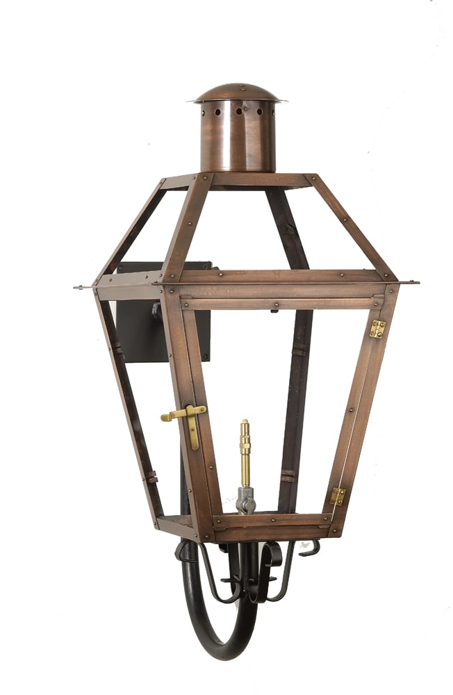 Tradd Street Collection  T-41 Hanging Gas Lantern - Lantern & Scroll