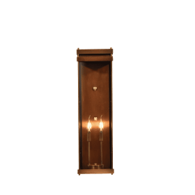 Austin Flush Mount Copper Lantern