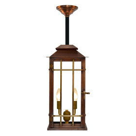 Badlands Copper Hanging Lantern