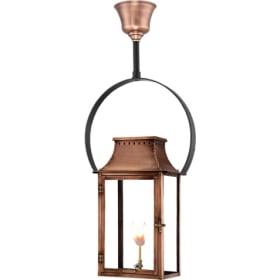 Breaux Bridge Half Yoke Gas Copper Lantern by Primo