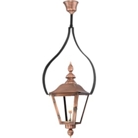 Oak Alley Tear Drop Yoke Copper Lantern by Primo,Oak Alley Half Yoke Copper Lantern by Primo,Oak Alley Wind Guard Copper Lantern by Primo