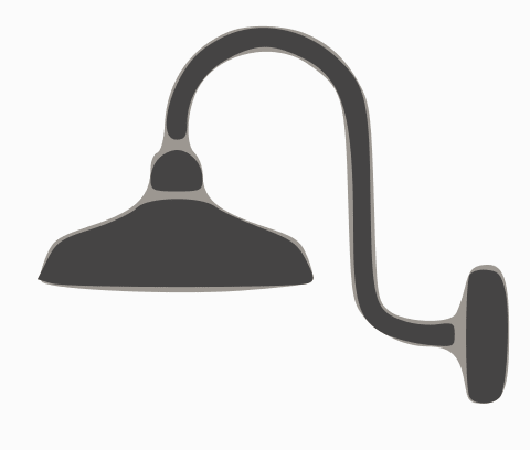 Foundry Classic Small Tall Gooseneck Barn Light