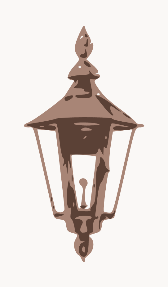  Vicksburg Wall Mount Gas Copper Lantern by Primo