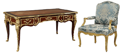 Régence period furniture illustration