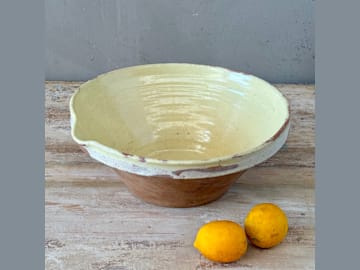 Pale Yellow Terracotta ‘Tian’ Bowl