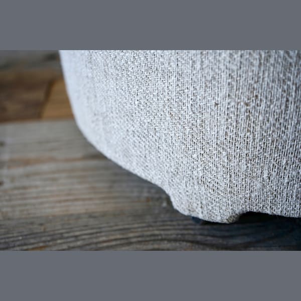 Antique Linen Footstool