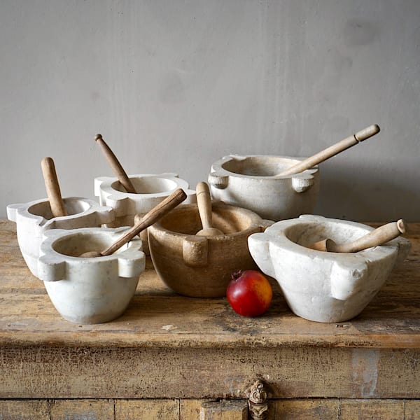 Marble Mortar & Pestle
