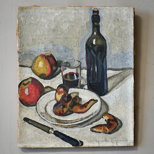 French Still-Life Oil Painting