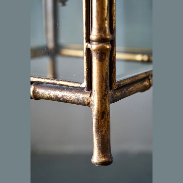 French Gilded Iron Lantern