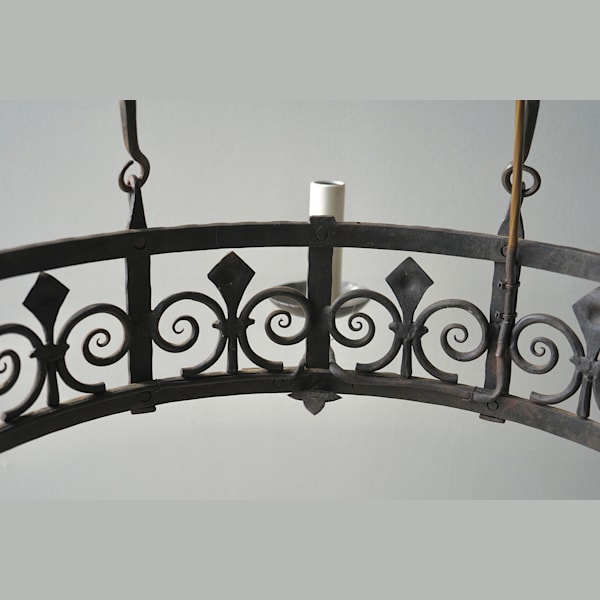French Wrought Iron Chandelier