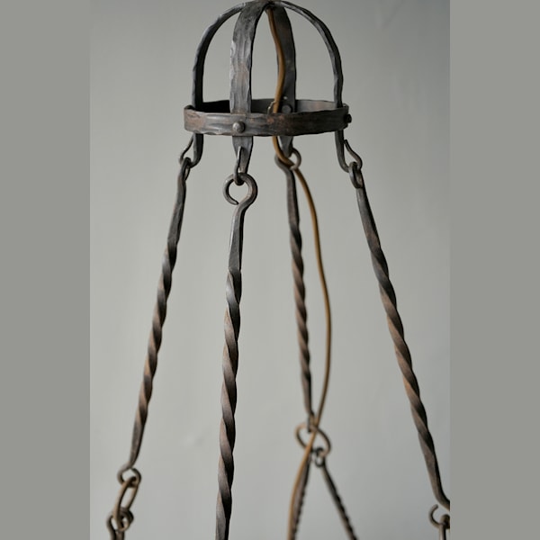 French Wrought Iron Chandelier