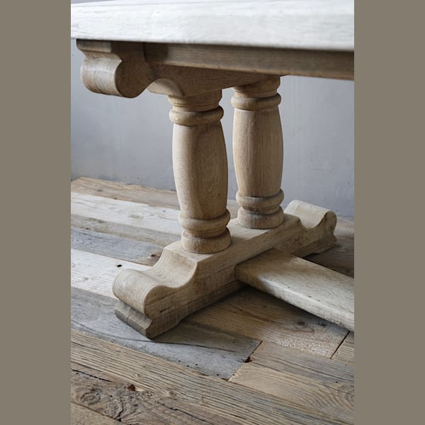 Bleached Oak Refectory Table