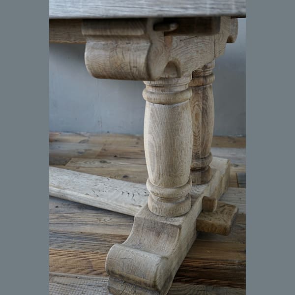 Bleached Oak Refectory Table