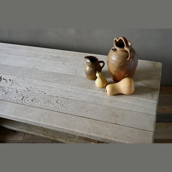 Bleached Oak Refectory Table