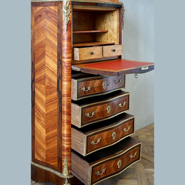 Régence Marquetry Secretaire