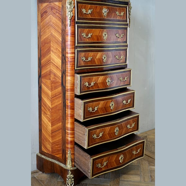 Régence Marquetry Secretaire
