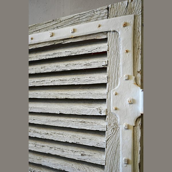 Pair of French Louvered Shutters