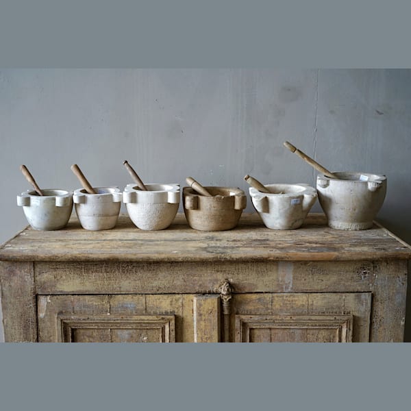 Marble Mortar & Pestle
