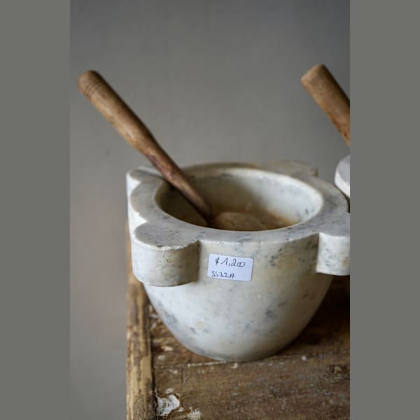 Marble Mortar & Pestle