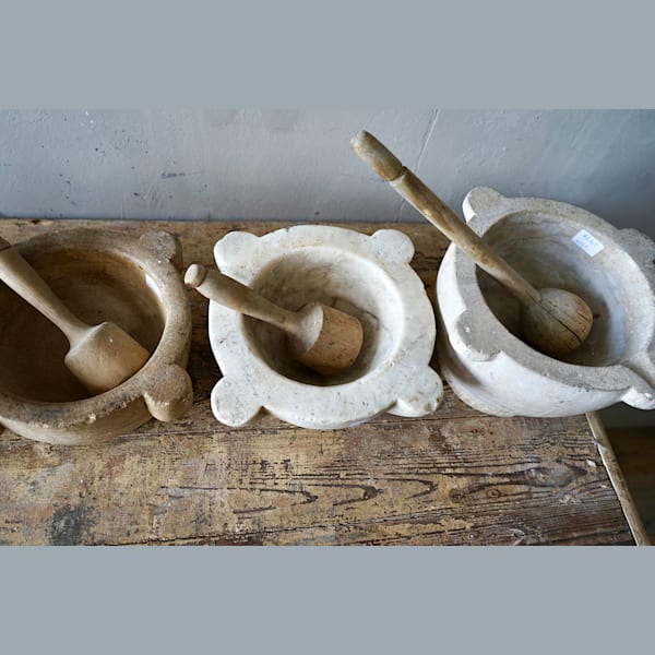 Marble Mortar & Pestle