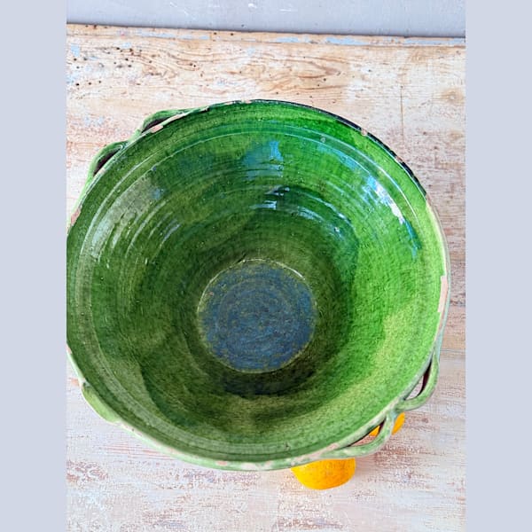 Green Terracotta 'Tian' Bowl