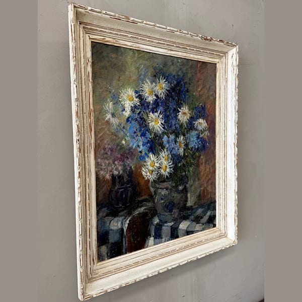 French Still-Life Oil Painting