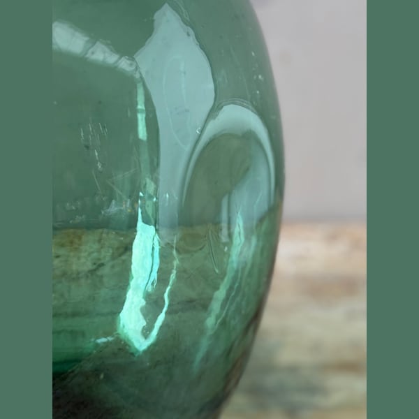 Large Glass Demijohn Wine Flagon