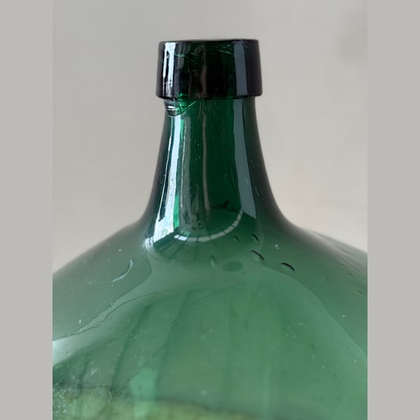Large Glass Demijohn Wine Flagon