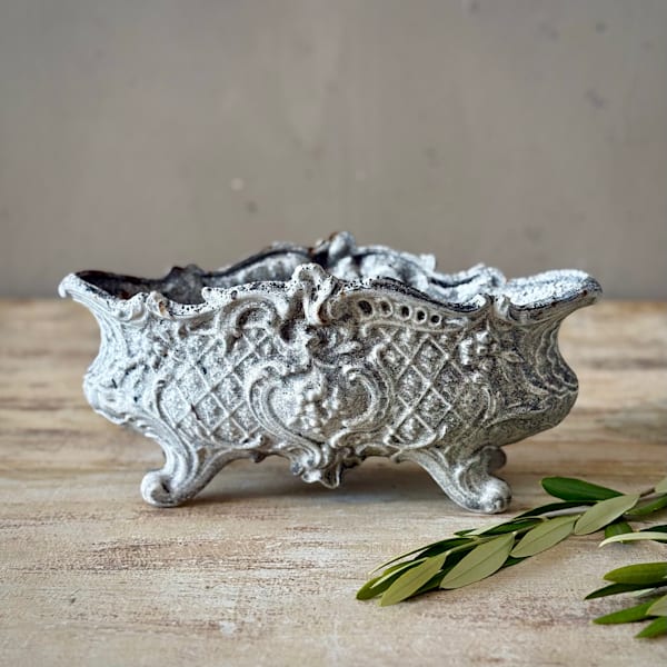 Small French Cast Iron Planter