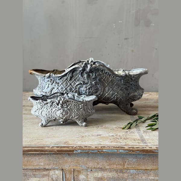 Small French Cast Iron Planter