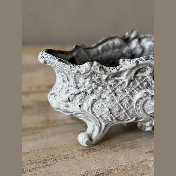 Small French Cast Iron Planter